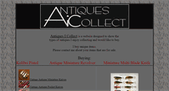 Desktop Screenshot of antiquesicollect.com